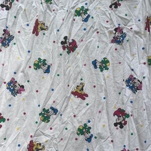 Vintage Dundee Mickey & Friends Babies Crib Sheet (Fitted)